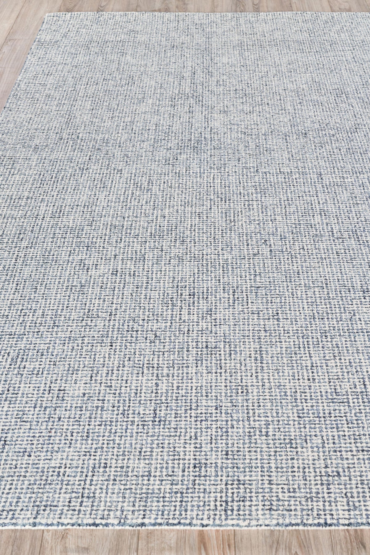 Exquisite Rugs Caprice Hand-tufted New Zealand Wool 4764 Dark Blue/Ivory 8' x 10' Area Rug