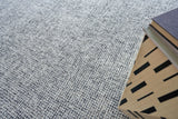 Exquisite Rugs Caprice Hand-tufted New Zealand Wool 4765 Black/Ivory 8' x 10' Area Rug