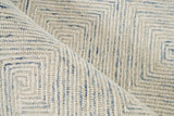 Exquisite Rugs Caprice Hand-tufted New Zealand Wool 4771 Light Blue/Ivory 8' x 10' Area Rug