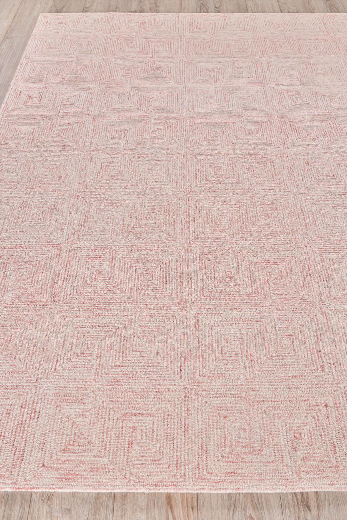 Exquisite Rugs Caprice Hand-tufted New Zealand Wool 4772 Pink/Ivory 12' x 15' Area Rug