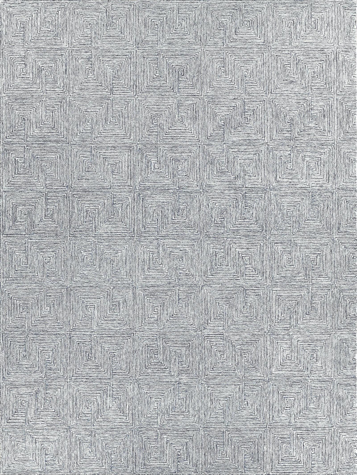 Exquisite Caprice Hand-tufted New Zealand Wool Blue/Ivory Area Rug 8.0'X10.0' Rug