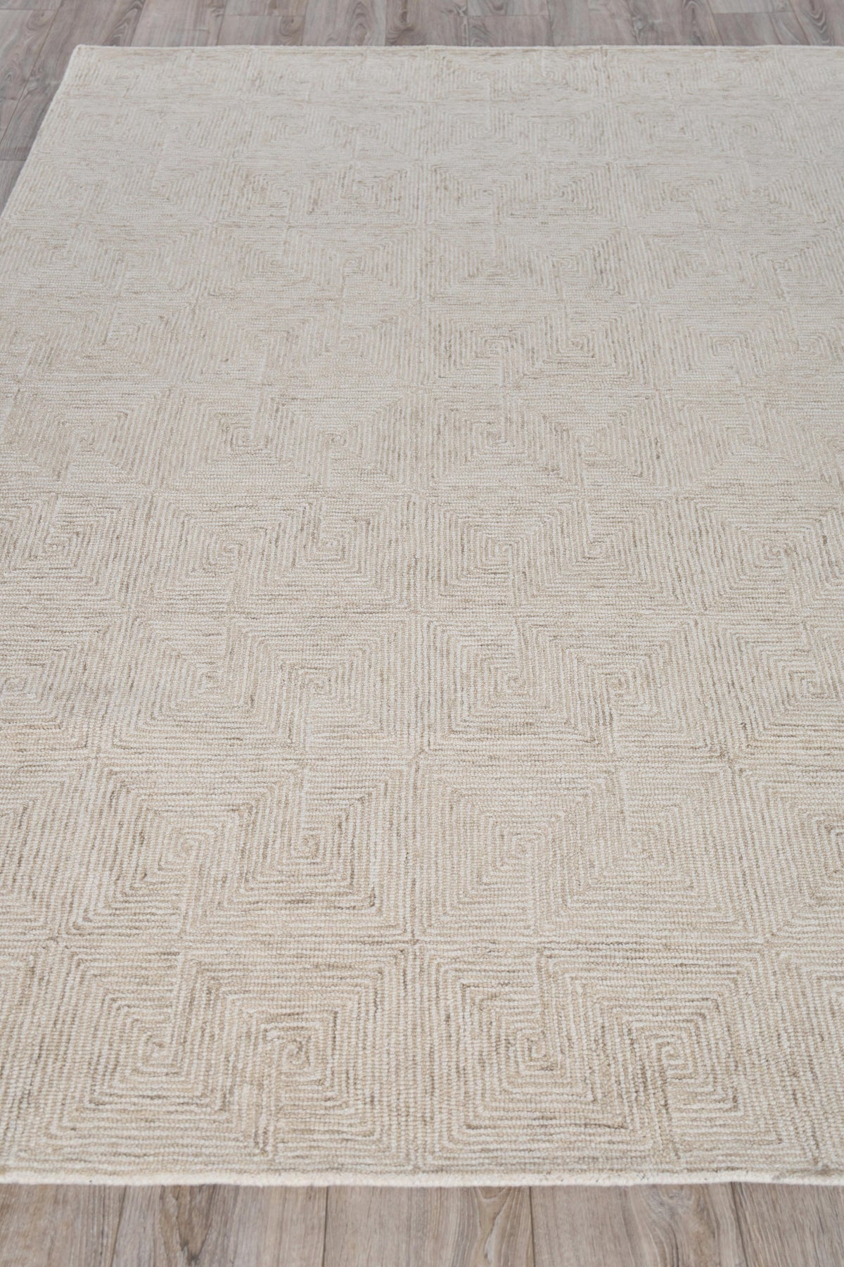 Exquisite Rugs Caprice Hand-tufted New Zealand Wool 4775 Beige/Ivory 10' x 14' Area Rug