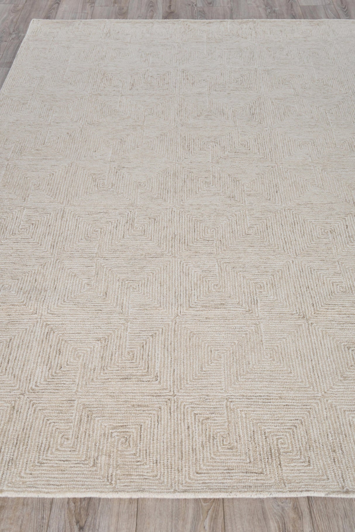 Exquisite Rugs Caprice Hand-tufted New Zealand Wool 4775 Beige/Ivory 5' x 8' Area Rug