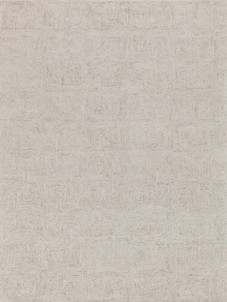 Exquisite Caprice Hand-tufted New Zealand Wool Beige/Ivory Area Rug 8.0'X10.0' Rug