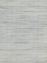 Exquisite Carmen Hand-loomed PET yarn Blue/Ivory Area Rug 10.0'X14.0' Rug