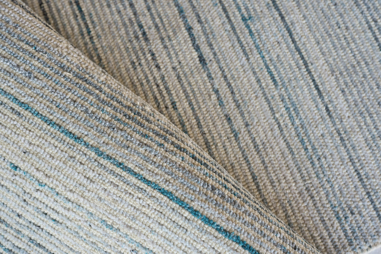 Exquisite Rugs Carmen Hand-loomed PET yarn 4486 Blue/Ivory 12' x 15' Area Rug