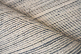 Exquisite Rugs Carmen Hand-loomed PET yarn 4488 Ivory/Blue 6' x 9' Area Rug