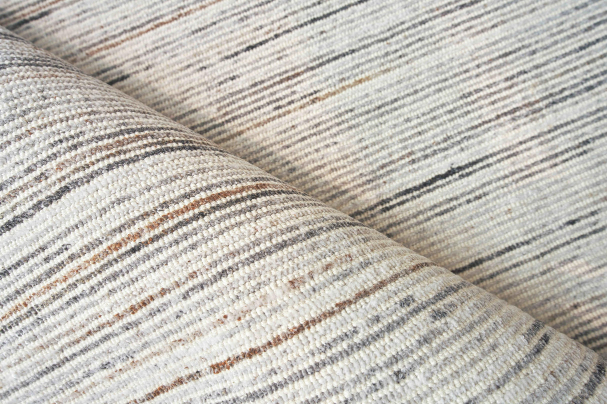 Exquisite Rugs Carmen Hand-loomed PET yarn 4489 Ivory/Gray 15' x 12' Area Rug