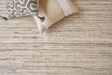 Exquisite Carmen Hand-loomed PET yarn Ivory/Gray Area Rug 6.0'X9.0' Rug