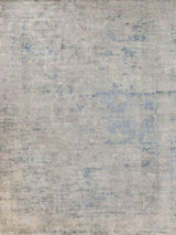 Exquisite Rugs Cassina Hand-loomed Bamboo Silk 3932 Sky Blue 10' x 14' Area Rug