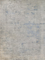 Exquisite Cassina Hand-loomed Bamboo Silk Sky Blue Area Rug 10.0'X14.0' Rug