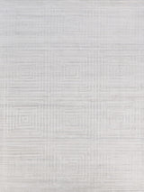 Exquisite Rugs Castelli Hand-loomed Bamboo Silk/Wool 3979 Ivory 9' x 12' Area Rug