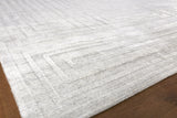 Exquisite Rugs Castelli Hand-loomed Bamboo Silk/Wool 4351 Ivory 10' x 8' Area Rug