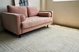 Exquisite Rugs Castelli Hand-loomed Bamboo Silk/Wool 4351 Ivory 12' x 9' Area Rug