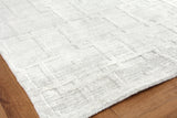 Exquisite Rugs Castelli Hand-loomed Bamboo Silk/Wool 4354 Ivory 10' x 8' Area Rug
