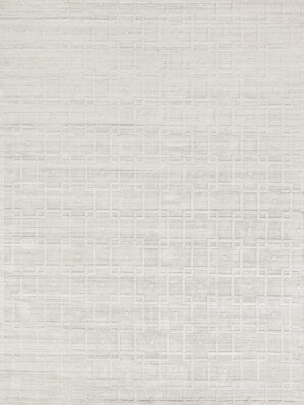 Exquisite Castelli Hand-loomed Bamboo Silk/Wool Ivory Area Rug 9.0'X12.0' Rug