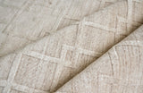 Exquisite Rugs Castelli Hand-loomed Bamboo Silk/Wool 4355 Light Beige 10' x 14' Area Rug