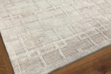 Exquisite Rugs Castelli Hand-loomed Bamboo Silk/Wool 4355 Light Beige 9' x 12' Area Rug