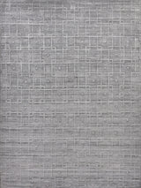 Exquisite Castelli Hand-loomed Bamboo Silk/Wool Gray Area Rug 14.0'X18.0' Rug