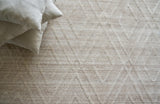 Exquisite Rugs Castelli Hand-loomed Bamboo Silk/Wool 4358 Light Beige 10' x 14' Area Rug