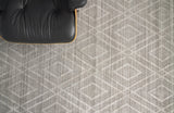 Exquisite Rugs Castelli Hand-loomed Bamboo Silk/Wool 4359 Gray 9' x 12' Area Rug