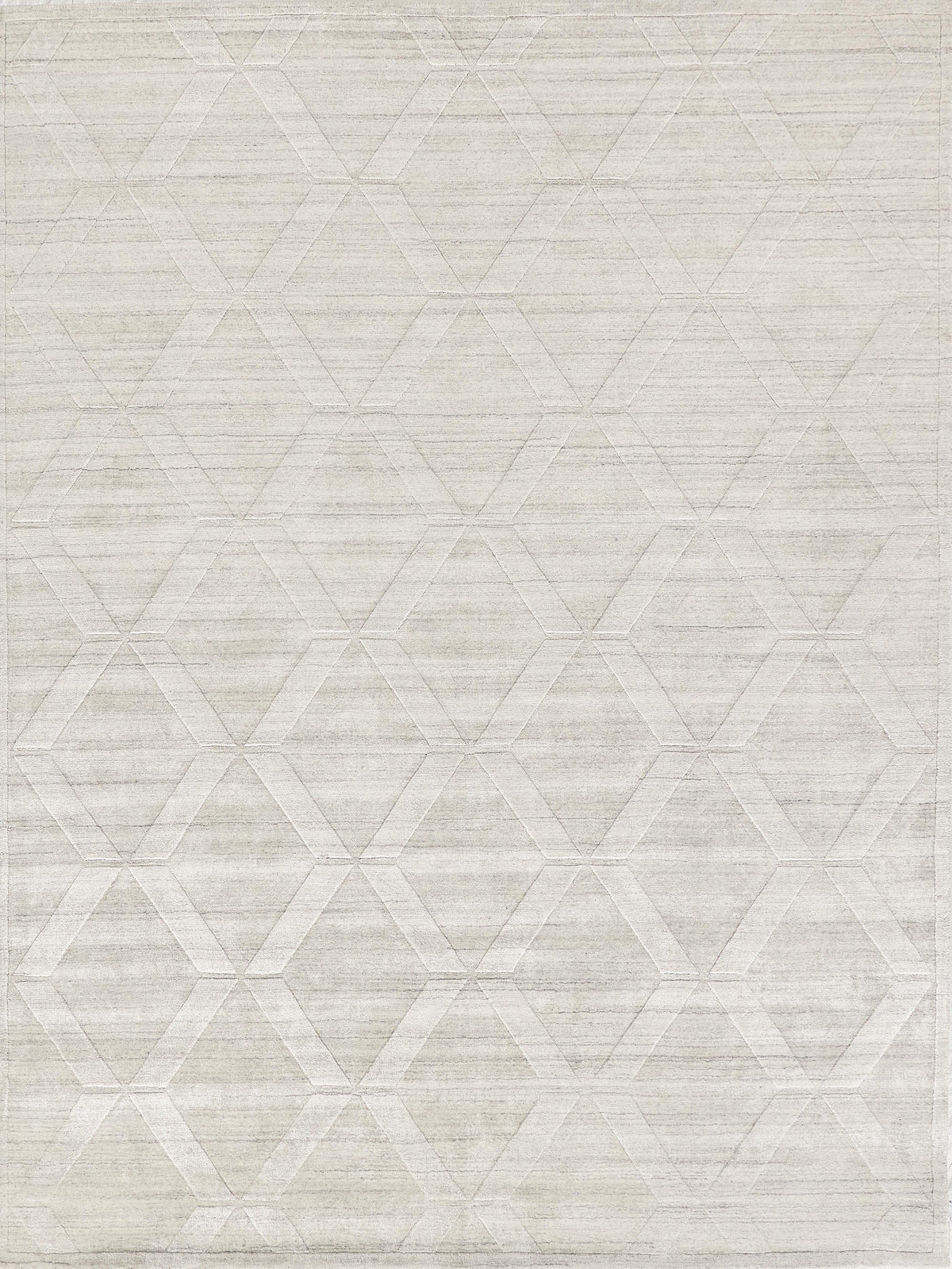 Exquisite Rugs Castelli Hand-loomed Bamboo Silk/Wool 4360 Ivory 14' x 18' Area Rug