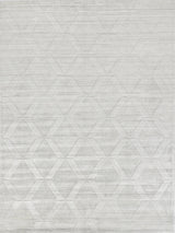 Exquisite Castelli Hand-loomed Bamboo Silk/Wool Ivory Area Rug 14.0'X18.0' Rug