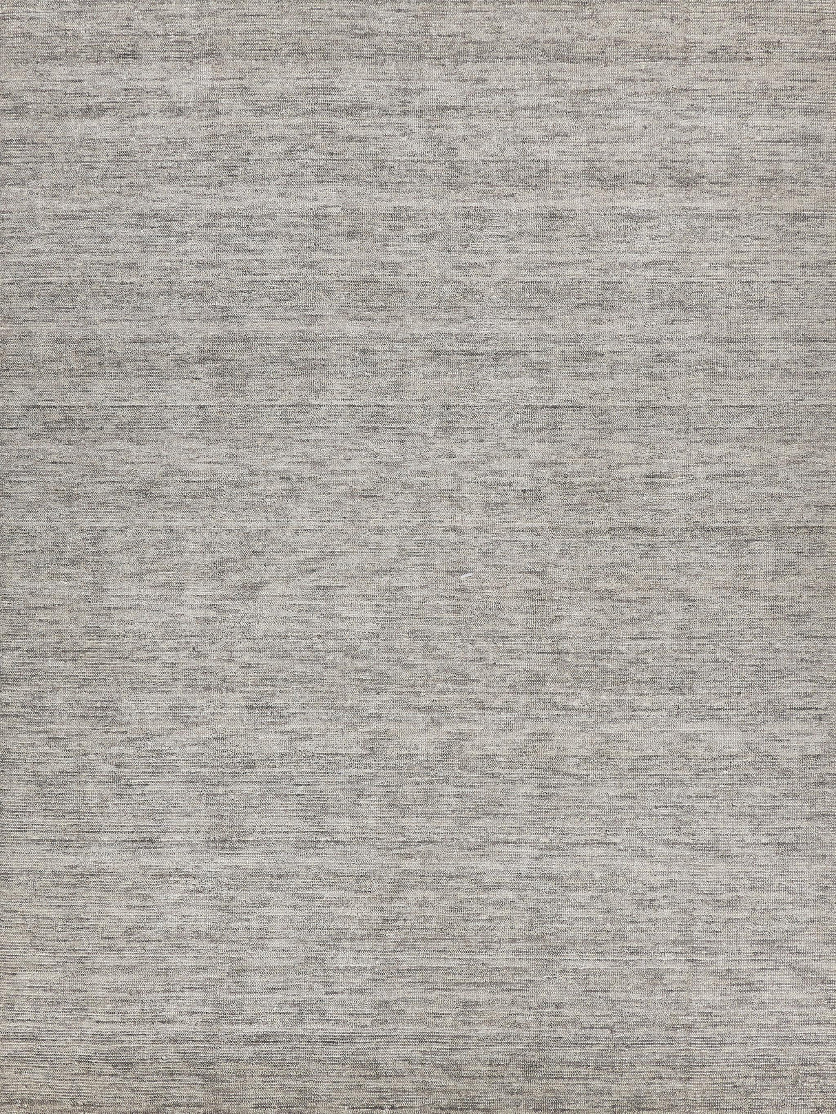Exquisite Catalina Hand-loomed Wool/Bamboo Silk Gray Area Rug 6.0'X9.0' Rug