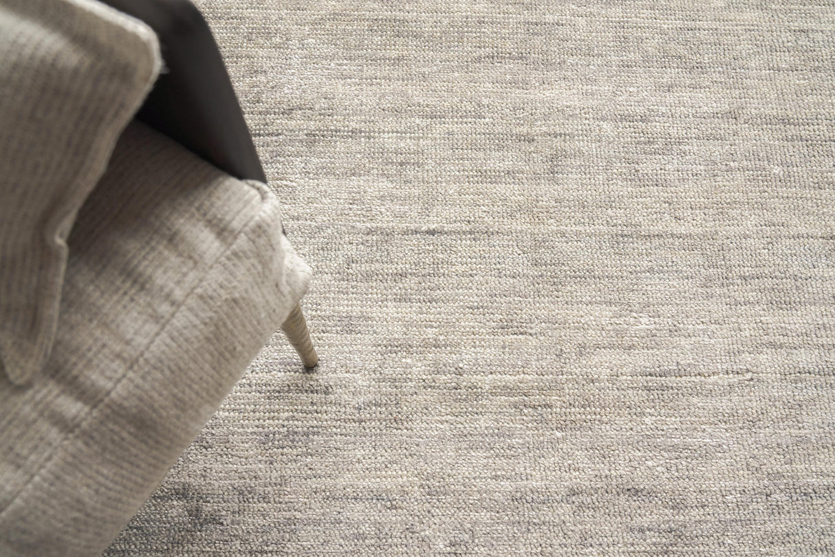 Exquisite Rugs Catalina Hand-loomed Wool/Bamboo Silk 5215 Gray 8' x 10' Area Rug