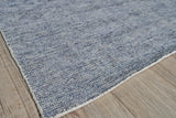 Exquisite Rugs Catalina Hand-loomed Wool/Bamboo Silk 5228 Blue 10' x 14' Area Rug