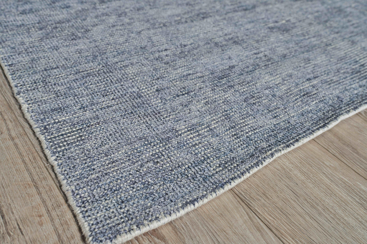 Exquisite Rugs Catalina Hand-loomed Wool/Bamboo Silk 5228 Blue 8' x 10' Area Rug