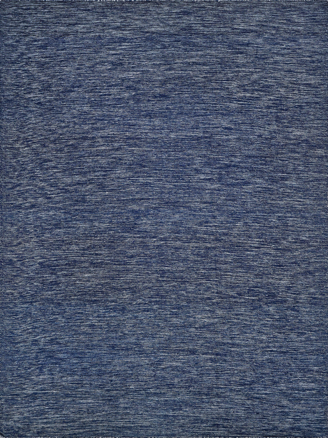 Exquisite Rugs Chelsea Flatweave New Zealand Wool 4795 Navy 8' x 10' Area Rug