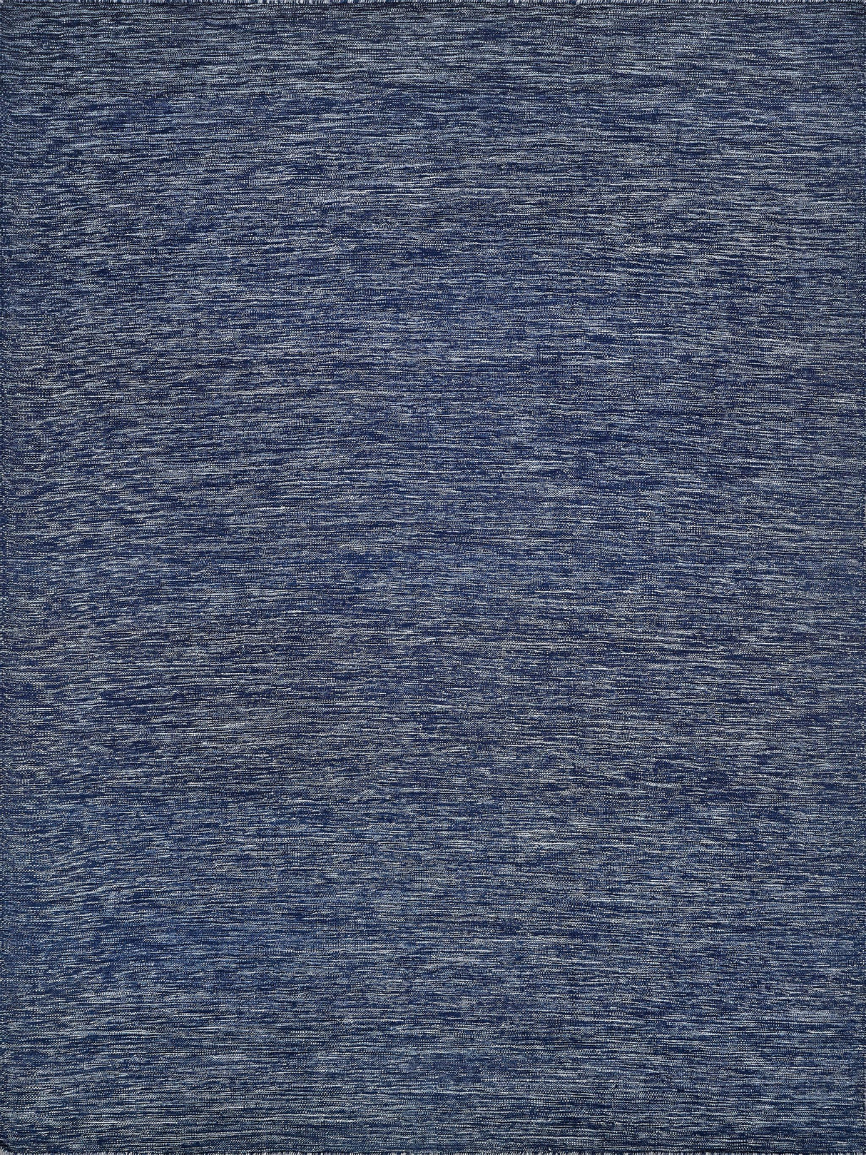 Exquisite Chelsea Flatweave New Zealand Wool Navy Area Rug 9.0'X12.0' Rug