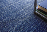 Exquisite Rugs Chelsea Flatweave New Zealand Wool 4795 Navy 9' x 12' Area Rug