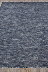 Exquisite Rugs Chelsea Flatweave New Zealand Wool 4960 Black/Ivory 8' x 10' Area Rug