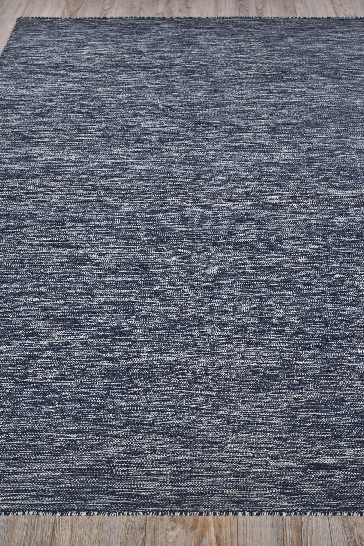 Exquisite Rugs Chelsea Flatweave New Zealand Wool 4960 Black/Ivory 9' x 12' Area Rug