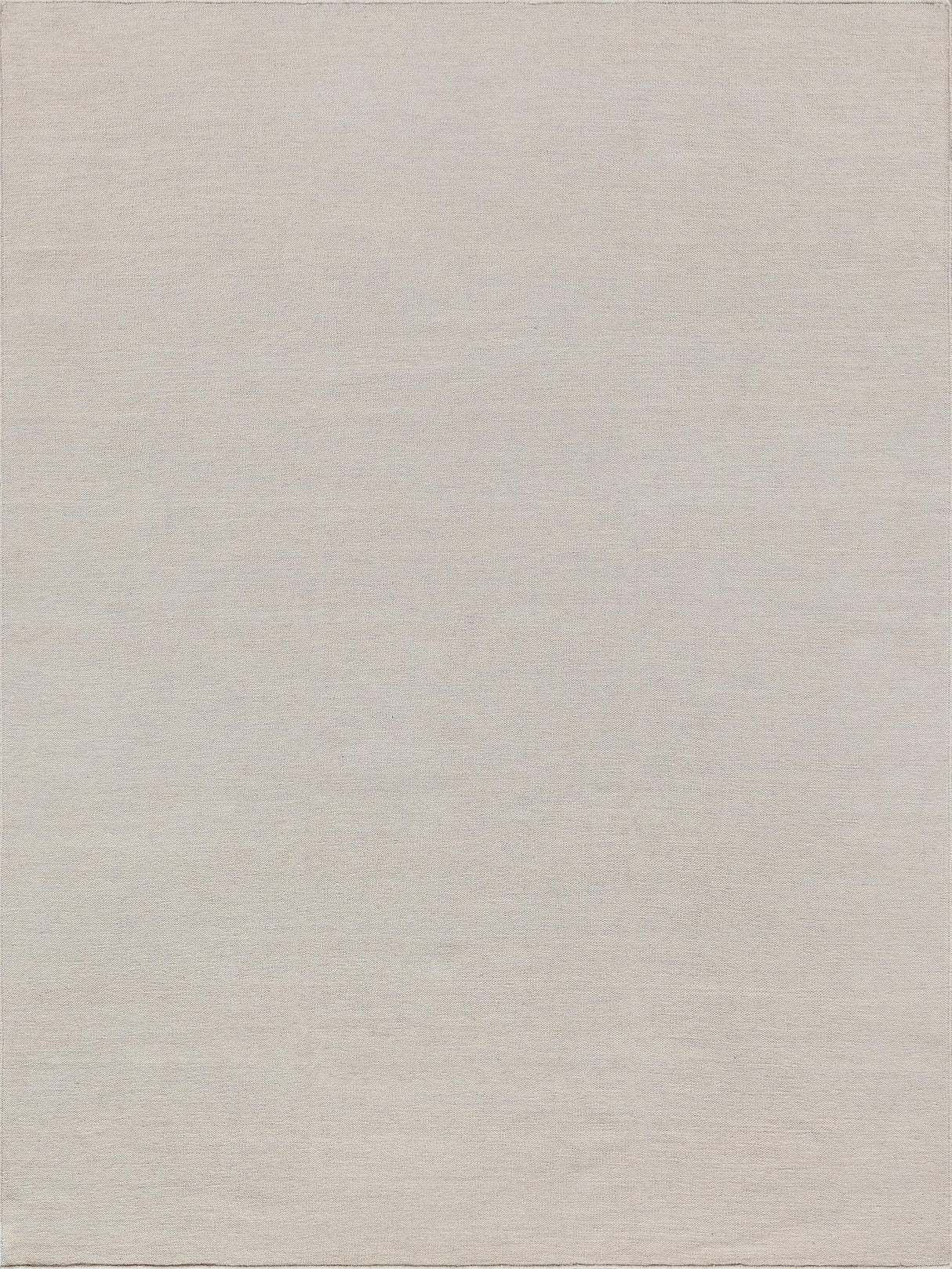 Exquisite Chelsea Flatweave New Zealand Wool Silver Area Rug 6.0'X9.0' Rug