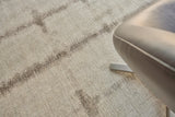 Exquisite Rugs Chroma Hand-loomed Wool/Bamboo Silk 4490 Beige/Brown 14' x 18' Area Rug