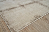 Exquisite Rugs Chroma Hand-loomed Wool/Bamboo Silk 4490 Beige/Brown 14' x 18' Area Rug