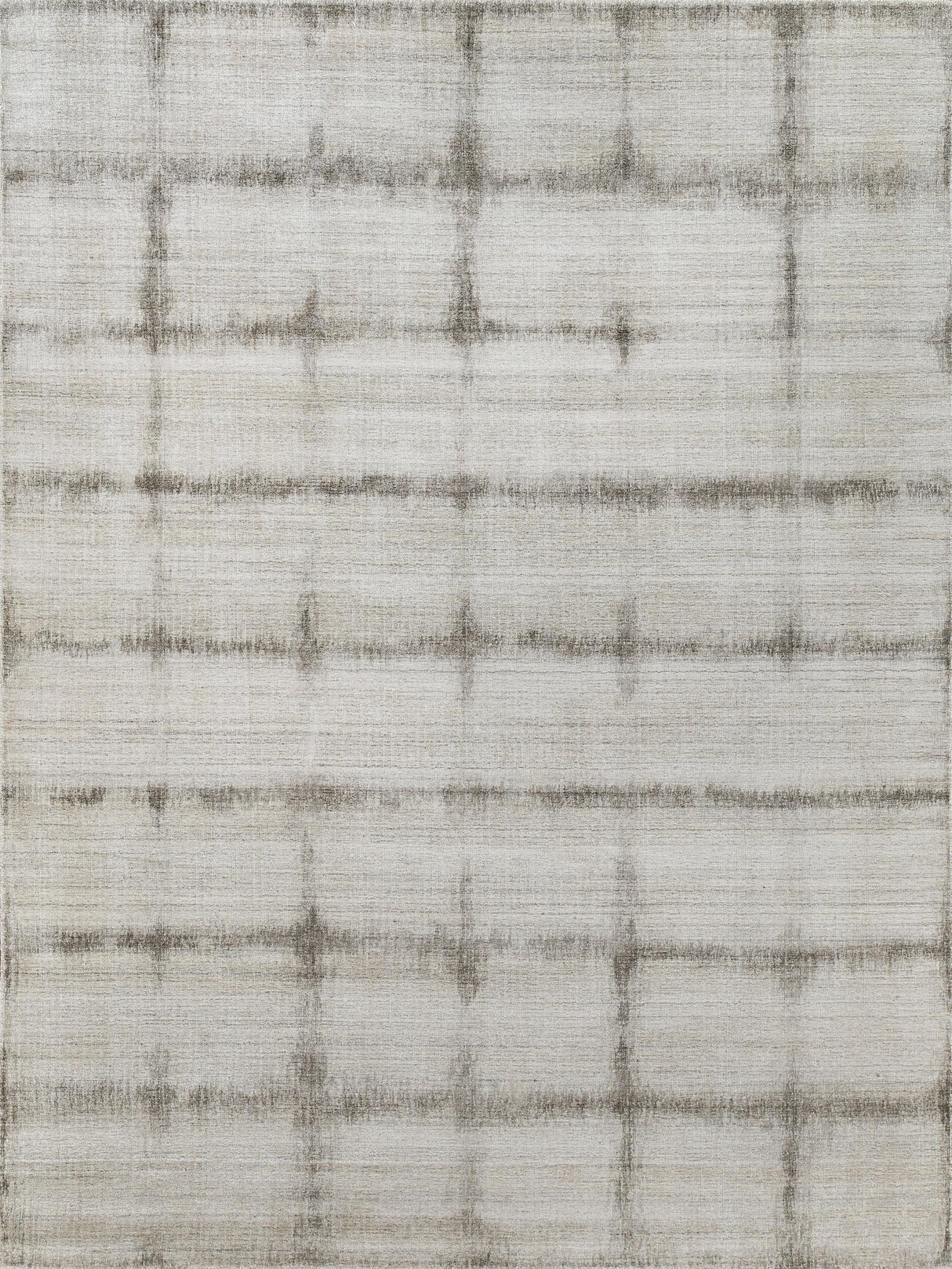 Exquisite Chroma Hand-loomed Wool/Bamboo Silk Charcoal/Gray Area Rug 12.0'X15.0' Rug