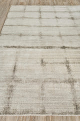 Exquisite Rugs Chroma Hand-loomed Wool/Bamboo Silk 4491 Charcoal/Gray 18' x 14' Area Rug