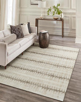 Exquisite Rugs Chroma Hand-loomed Wool/Bamboo Silk 4494 Beige/Brown 14' x 10' Area Rug