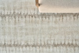 Exquisite Rugs Chroma Hand-loomed Wool/Bamboo Silk 4494 Beige/Brown 6' x 9' Area Rug