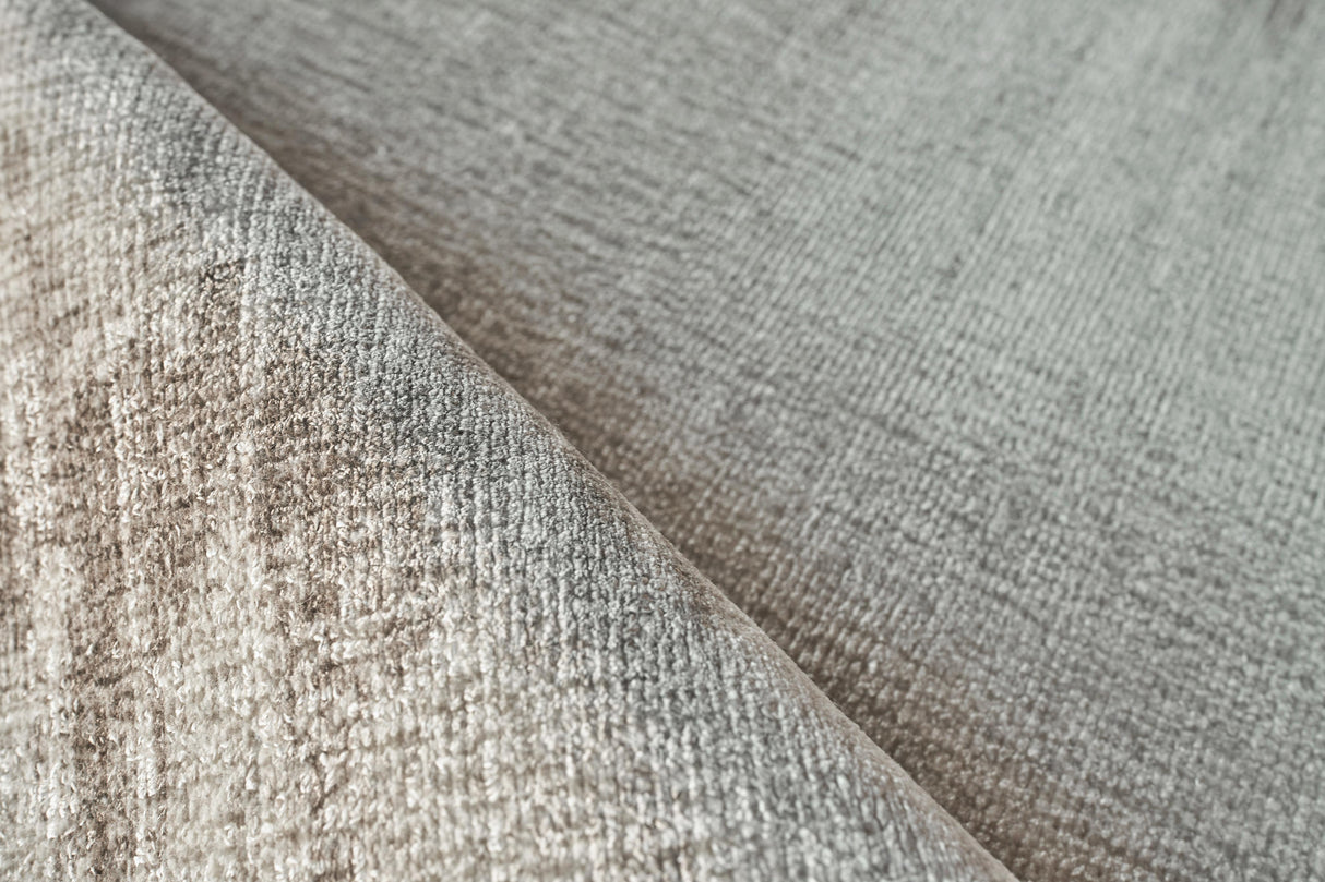 Exquisite Rugs Chroma Hand-loomed Wool/Bamboo Silk 4494 Beige/Brown 8' x 10' Area Rug