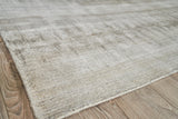 Exquisite Rugs Chroma Hand-loomed Wool/Bamboo Silk 4495 Charcoal/Gray 10' x 14' Area Rug