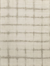 Exquisite Rugs Chroma Hand-loomed Wool/Bamboo Silk 4522 Silver/Ivory 8' x 10' Area Rug