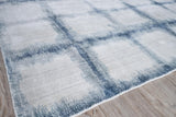 Exquisite Rugs Chroma Hand-loomed Wool/Bamboo Silk 4717 Navy 9' x 12' Area Rug