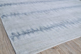 Exquisite Rugs Chroma Hand-loomed Wool/Bamboo Silk 4735 Light Blue 15' x 20' Area Rug