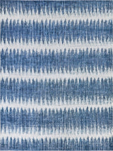 Exquisite Rugs Chroma Hand-loomed Wool/Bamboo Silk 4808 Navy 14' x 18' Area Rug