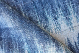 Exquisite Rugs Chroma Hand-loomed Wool/Bamboo Silk 4808 Navy 8' x 10' Area Rug